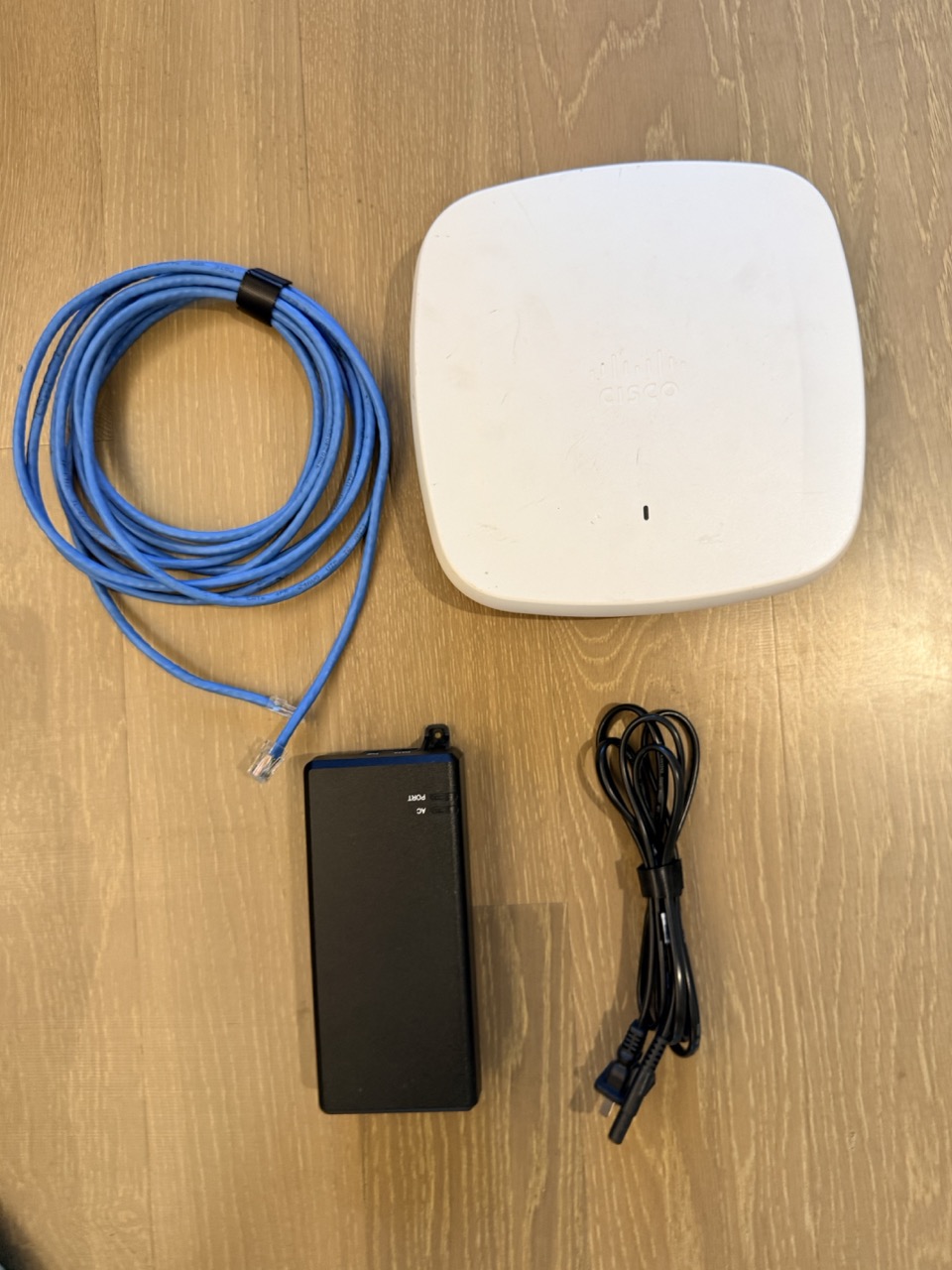 Access point on a tripod for a WiFi APoS survey